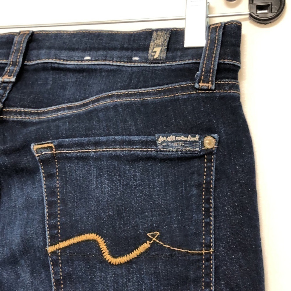 7 For All Mankind Charleston Ankle Splice Jeans - Picture 5 of 13